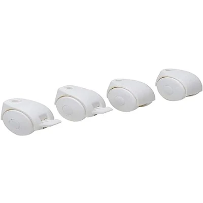 Abbildung von Foppapedretti, 4 Nylonräder, Ersatz für Foppapedretti Kinderbetten und Badewannen, weiß, 0,2 kg, 4er Set, 1