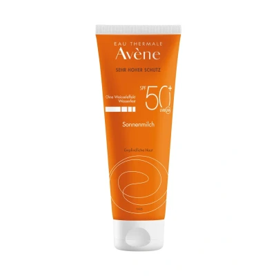 Abbildung von Avène AVÈNE Gesichtspflege Sonnenmilch SPF 50+ Sonnenschutz, Größe: 250 ml, Weiß