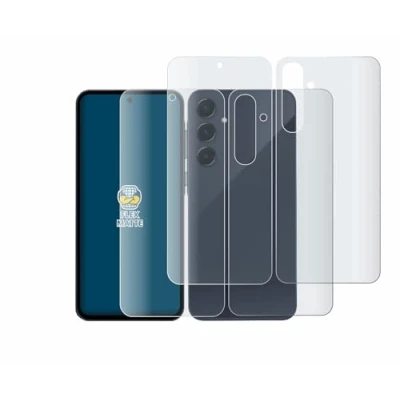 Abbildung von BROTECT Full Cover Schutzfolie Matt für Samsung Galaxy A55 5G (Display+Rückseite) (2 Stück) Screen Displayschutz Folie, Curved, Anti Reflex