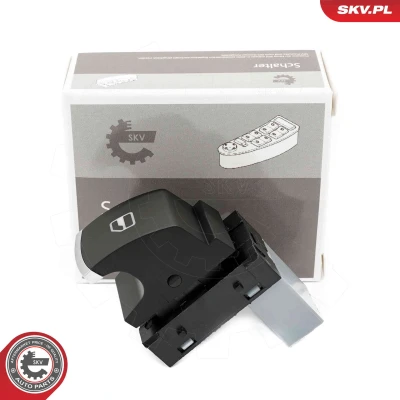 Abbildung von ESEN SKV 37SKV510 Schalter, Fensterheber VOLKSWAGEN: Golf 6, 5 Schrägheck, Touran I, SEAT: Ibiza 4 Alhambra II, Leon II Schrägheck