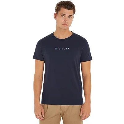 Abbildung von Tommy Hilfiger TEE Tshirt print, Herren, Größe: XS, Desert sky