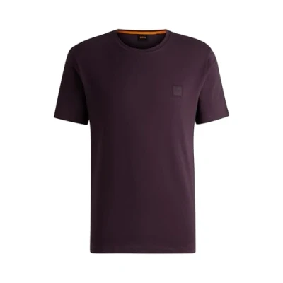 Abbildung von BOSS Tales Tshirt basic, Herren, Größe: XXL, Open purple