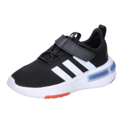Abbildung von adidas Racer TR23 Hook and Loop Shoes Kids Laufschuhe, core Black/Cloud White/solar red, 37 1/3 EU