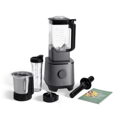 Abbildung von Springlane Standmixer Hochleistungsmixer Hanno 2000W für Smoothies &amp; mehr , 2000 W, 6 Klingen, 2,5L Glasbehälter mit Selbstreinigungsfunktion