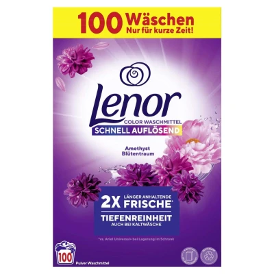 Abbildung von LENOR Amethyst Blütentraum Colorwaschmittel (100 WL, 6 kg)