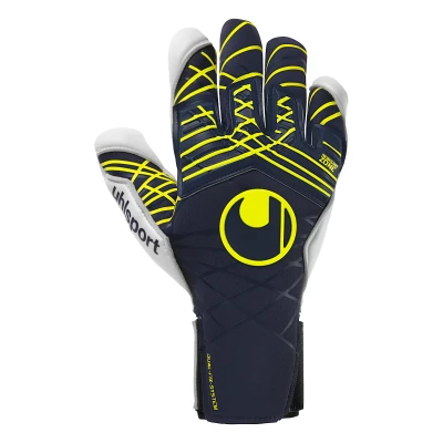 Abbildung von uhlsport Fußball Torwarthandschuhe Prediction Absolutgrip Skin Cut, 7, Marine/weiß/Fluo gelb