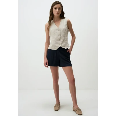 Abbildung von Jimmy Key Vneck Sleeveless Plain Weste, Damen, Größe: 38, Beige