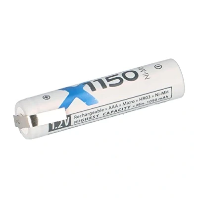 Abbildung von AAA Micro Akku NI MH 1,2V 1150mAh Z Lötfahne wiederaufladbar + geringe Selbstentladung