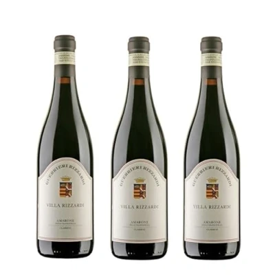 Abbildung von 3x 0,75l 2019er Guerrieri Rizzardi Villa Amarone della Valpolicella Classico D.O.C.G. Veneto Italien Rotwein trocken