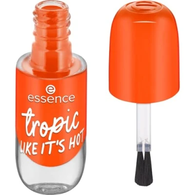 Abbildung von Essence Cosmetics gel nail colour, Nagellack, Orange, langanhaltend, Expressergebnis, schnelltrocknend, glänzend, vegan, ohne Mikroplastikpartikel, Parfüm, Parabene, 1er Pack (8ml)