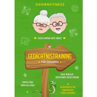 Abbildung von Gedächtnistraining für Senioren: Rätselblock fürs Gehirnjogging Sudoku, Kreuzworträtsel, Logikrätsel und weitere Denksportübungen , das ideale Rentner Geschenk Oma, Opa, Mutter Vater