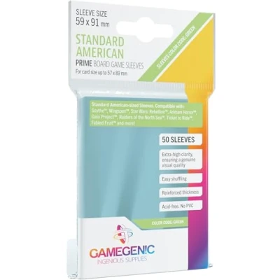 Abbildung von GameGenic PRIME American Sleeves 59X91 mm