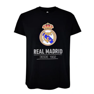 Abbildung von Real Madrid Unisex Algodón Unterhemd, Schwarz, M XXL