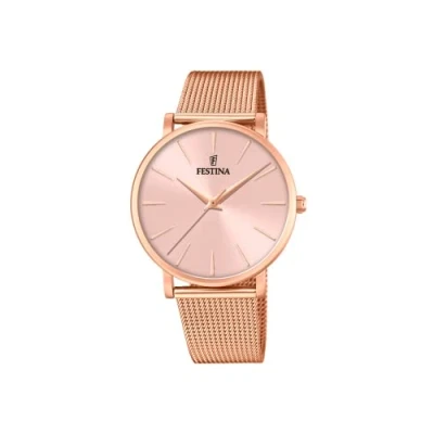 Abbildung von Festina Uhr, Damen, Größe: One Size, Rosegoldfarben/ goldfarben