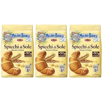 Abbildung von MULINO BIANCO Spicchi di Sole Croissant Butterkekse 400g x 3 Pakete