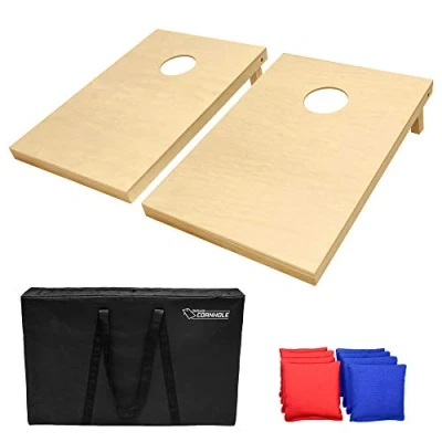 Abbildung von GoSports Unisex, Teenager Premium Cornhole Set aus Massivholz, Holz/Natur, 3ft x 2ft