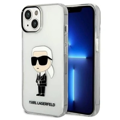 Abbildung von KARL LAGERFELD KLHCP14MHNIKTCT Hülle für iPhone 14 Plus 6,7&quot; transparent hardcas