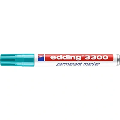 Abbildung von 10 x edding Permanentmarker 3300 türkis