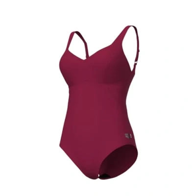 Abbildung von Arena Damen Vertigo Low Cup R One Piece Swimsuit, Red Onion, 48 EU