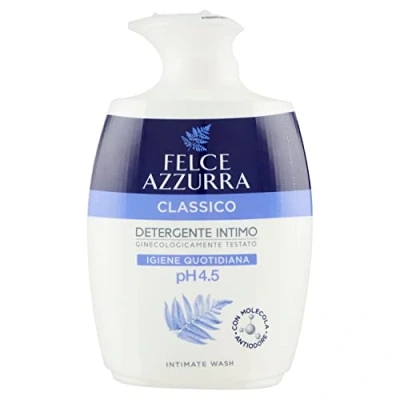 Abbildung von Felce Azzurra Klassisches Intimo Reinigungsmittel pH Wert 4,5 tägliche Hygiene 250 ml