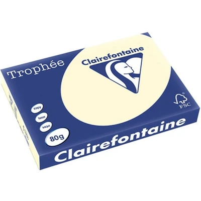 Abbildung von Clairefontaine Kopierpapier Trophee A3 80g/qm VE=500 Blatt elfenbein