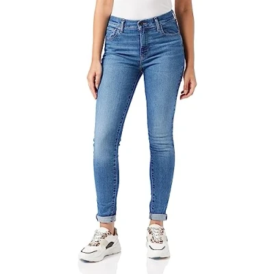 Abbildung von Levi&#039;s 720 HIGH RISE Super Skinny Jeans Fit, Damen, Größe: 26x32, Medium indigo worn in