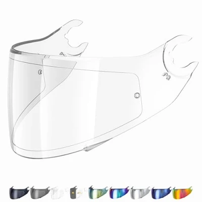 Abbildung von Kompatibel mit Shark Spartan Visier Skwal D 2 Helmvisier Pinlock Ready Anti Kratzer und Beschlag (Klar)