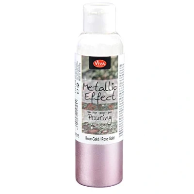 Abbildung von Viva Decor Metallic Effekt Pouring 120ml Acryl Gießtechnik Rose Gold