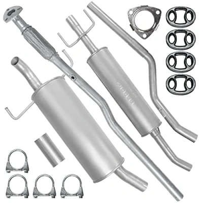 Abbildung von Auspuffanlage Schalldämpferset Auspuff für Opel Astra H 3 III Kombi Caravan 1.4