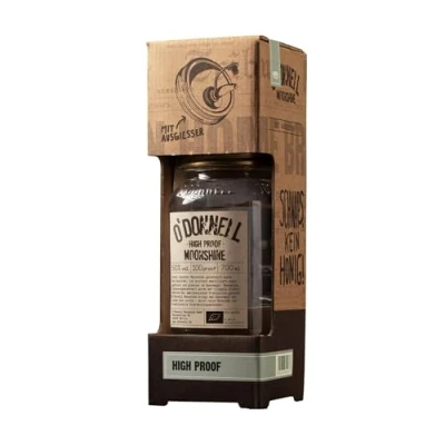 Abbildung von O&#039;Donnell Moonshine Kombiset High Proof Likör (700ml + Ausgießer) Handwerklich hergestellte Spirituosen aus Berlin Premium Schnaps nach Amerikanischer Tradition 50% Vol. Alkohol