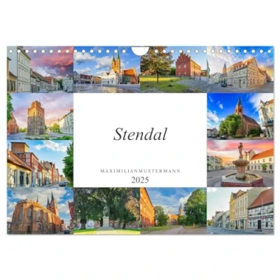 Abbildung von Stendal Impressionen (Wandkalender 2025 DIN A4 quer), CALVENDO Monatskalender