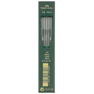 Abbildung von FABER CASTELL 127103 Fallminen TK 9071, Minenstärke 2,0 mm, Härtegrad 3B, 10 Stück