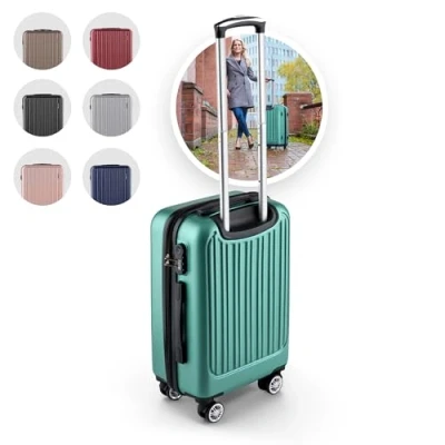 Abbildung von Easy Move Hartschalen Trolley Leichter Rollkoffer ACE 026, Robuster Reisebegleiter aus ABS Hartschale, 38L