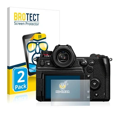 Abbildung von BROTECT (2 Stück Schutzfolie für Panasonic Lumix DC S1H Displayschutz Folie Ultra Klar