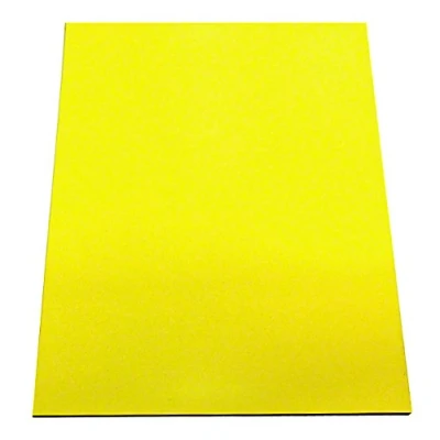 Abbildung von Magflex A4 Flexibler Mattgelbmagnetblatt zum Erstellen von Magnetgrafiken, Schildern Oder Displays Pack 10