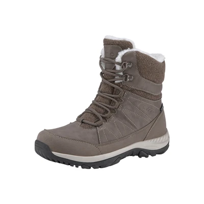 Abbildung von HI TEC RIVA MID WP Snowboot/Winterstiefel, Damen, Größe: 36, Olive Lederimitat/textil