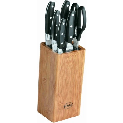 Abbildung von Rosle Messerblock Cuisine Bambus 7 teilig