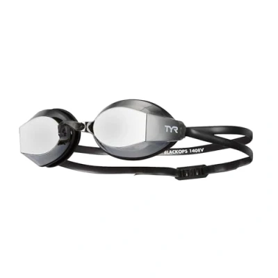 Abbildung von TYR Blackops Racing Mirrored Adult Goggles Unisex Schwimmbrillen, Größe: One Size, Metallic smoke