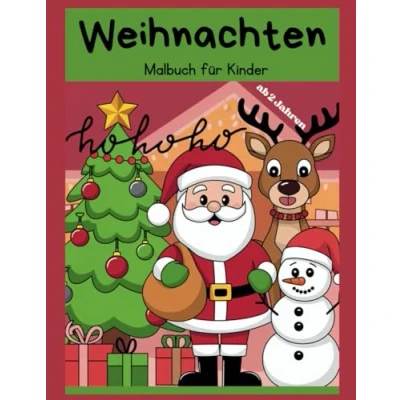 Abbildung von Weihnachten Malbuch für Kinder: Großes Kinder ab 2 Jahren