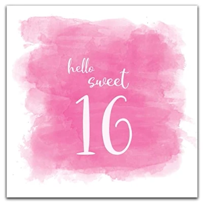 Abbildung von Emotional Rescue Geburtstagskarte zum 16. Geburtstag für sie, Happy 16th Birthday Card Female, Girls card, Sweet Multi, Greeting (ZQWF10088)
