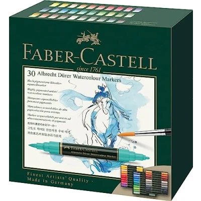 Abbildung von Faber Castell Aquarellstifte Albrecht Dürer Künstleraquarellmarker, (30 tlg)