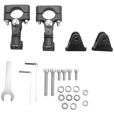 Abbildung von Peowuieu Motorrad Scheinwerfer Halterung Nebel Halter LED Zusatz für R1200GS F800GS/F650FS