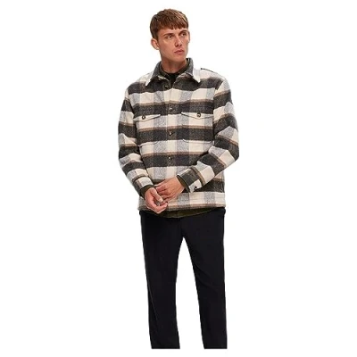 Abbildung von Selected Homme Slharchive Übergangsjacke ermine, Herren, Größe: Medium, Ermine
