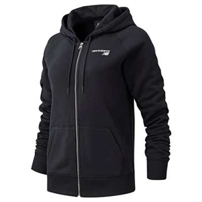 Abbildung von New Balance Classic CORE Fashion Sweatjacke black, Damen, Größe: Medium, Black