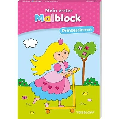 Abbildung von Mein erster Malblock. Prinzessinnen: Malen für Kinder ab 4 Jahren (Malbücher und blöcke)