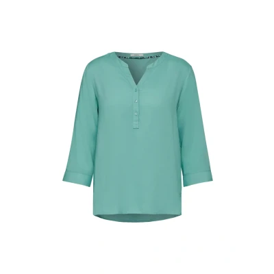 Abbildung von Cecil Streifen Bluse, Damen, Größe: Large, Grün