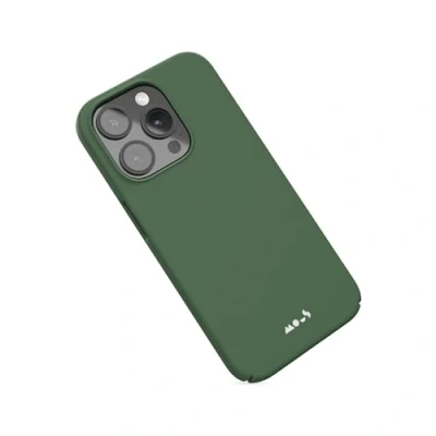 Abbildung von Mous Schutzhülle für iPhone 15 Pro Max, MagSafe kompatibel, superdünn, magnetische Handyhülle, Grün