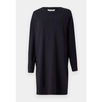 Abbildung von Marc O&#039;Polo Denim LONG Sleeve CREW NECK Dress Strickkleid, Damen, Größe: XS, Blue depths