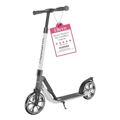 Abbildung von Hudora Cityroller BigWheel® 205 Advanced, Tretroller, einklappbarer, höhenverstellbarer Kick Scooter