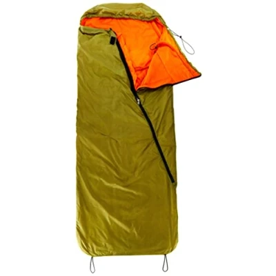 Abbildung von Mil Tec Unisex Erwachsene Schlafsack 91414730 Schlafsack, Oliv/Orange Gebr, One Size